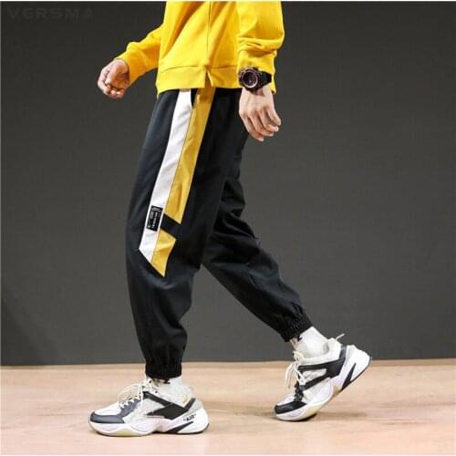 VERSMA Japanese Street Fashion Harem Pants Plus Size Joggers Women Trousers Harajuku Cargo Pants With Side Pockets Dropshipping