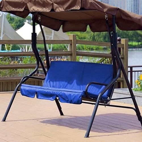 3 Seater Waterproof Swing Cover Chair Bench Replacement Patio Garden Outdoor Swing Case Chair Cushion Backrest Dust Cover