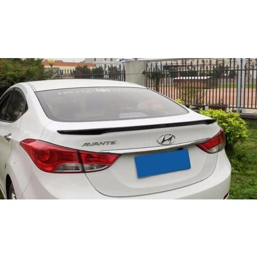 WOOBEST ABS Rear Wing Rear Trunk Rear Spoiler for hyundai elantra, new design top quality unpainted