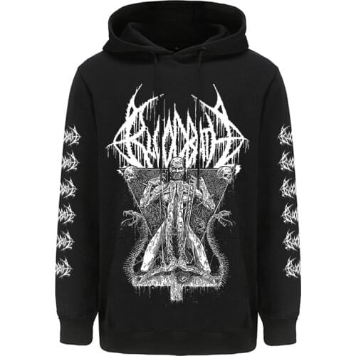 3 designs Bloodbath pollover Sweatshirt Rock shell jacket black hoodies punk heavy metal sudadera Demon death fleece