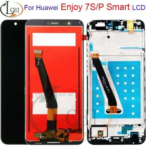 Original LCD For Huawei P Smart LCD Display Touch Screen Digitizer For Huawei Enjoy 7S LCD FIG LX1 L21 L22 Screen Replacement
