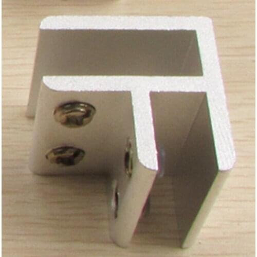 100pcs Aluminium Adjustable Shelf Holder Bracket Glass Shelf Mounting Brackets Wood Shelf Clamp Support