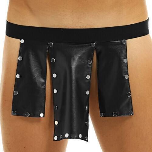 Alvivi Men's Leather Briefs