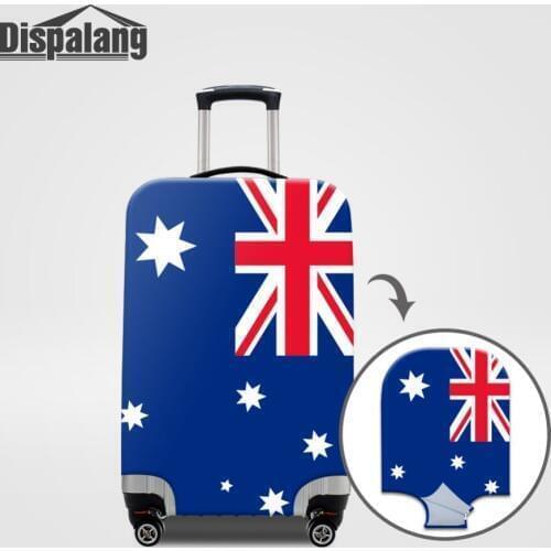 Dispalang National Flag Thicker Luggage Protective Cover Spandex High Quality Case For Suitcase Covers For 18-32 Inch Travel Bag