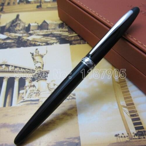 JinHao Black and Silver Pen diamond roller ball Pen Jh158133
