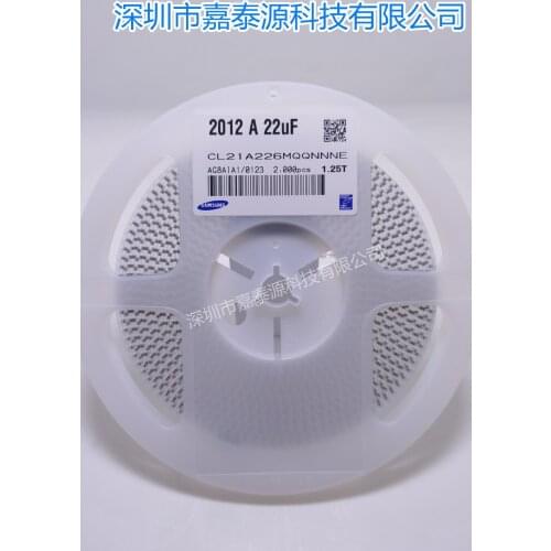 CL21A226MQQNNNE CAP CER 0805 22uF 226M ±20% 6.3V X5R Ceramic Capacitor 10000pcs Ceramic Capacitor