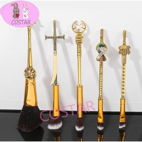 COSTAR Anime One-piece Luffy Cosplay Zoro Law Hawkeye Earring Makeup Brush Eyebrow Pencil