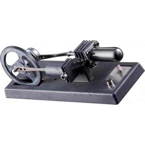 Hot Air Stirling Engine, Solid Metal Construction, Electricity Generator