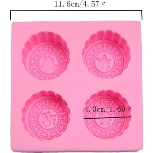 "Blessing ShouXi" Soap Mold/handmade Soap Mold/silicone Mold/silica Gel Soap Mould Moon Cake Mould