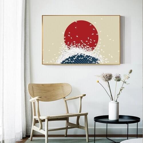 Canvas Painting Japan Landscape Canvas Art Posters and Prints Wall painting Home Decorative Pictures For Living Room Frameless
