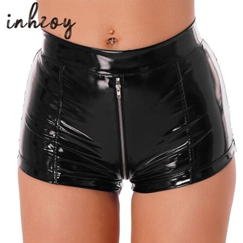 Женские кожаные шорты Inhzoy China At AliExpress