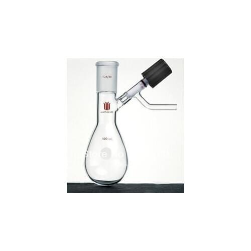 F904000H Flask, Modified schlenk Tube, Capacity:1000ml, Joint:24/40, Stopcock Type:high vacuum valve