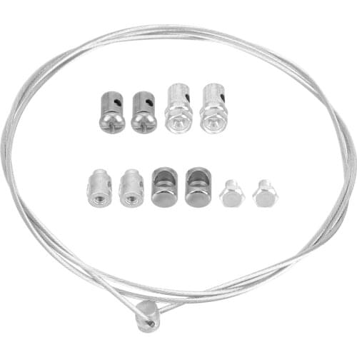 LEEPEE Motorbike Replacement Steel Wire Motorcycle Emergency Throttle Cable Repair Kit for SUZUKI KAWASAKI HONDA