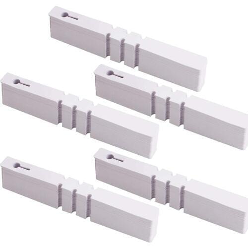 Hot 1000Pcs 8 Inch Wrap Around Plant Tags, Outdoor Waterproof Hanging Gardening Labels, 2X21cm White Plastic Plant Tree Tags Nur