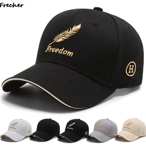 Trendy Mens Baseball Cap Golden Wheat Ear Leisure Sun Hat Outdoor Casual Embroidered Breathable Caps Black Sport Hats