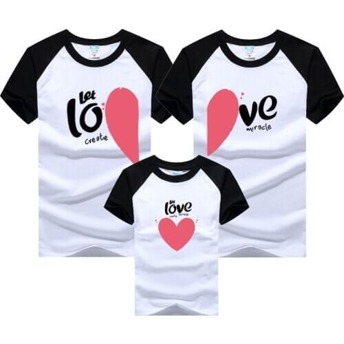 Father Son Mother Daughter Clothing Summer Style T-shirt Shorts Men Women Child Cotton Clothes Family Matching Outfits 9273