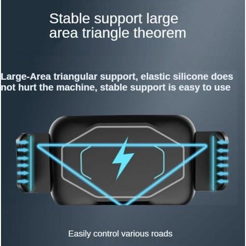 New Car Wireless Charging Big Screen Folding Stand Tablet Phone for Huawei Apple Millet Glory Folding Stand 360 Degree Rotating