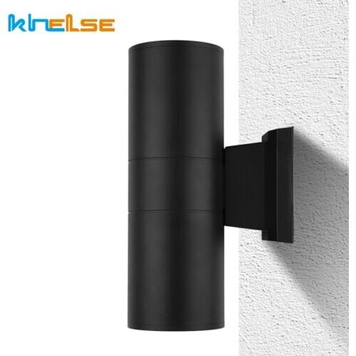 Modern Double Up Down Outdoor COB Wall Light Cylinder LED Porch Light Waterproof IP65 LED Wall Lamp Villa Balcony Exterior Decor