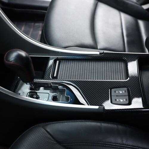 Carbon Fibre Air Outlet Gear Door Handle Window Moulding For Hyundai Sonata 8Gen 2011 12 13 14 15 CAA380B