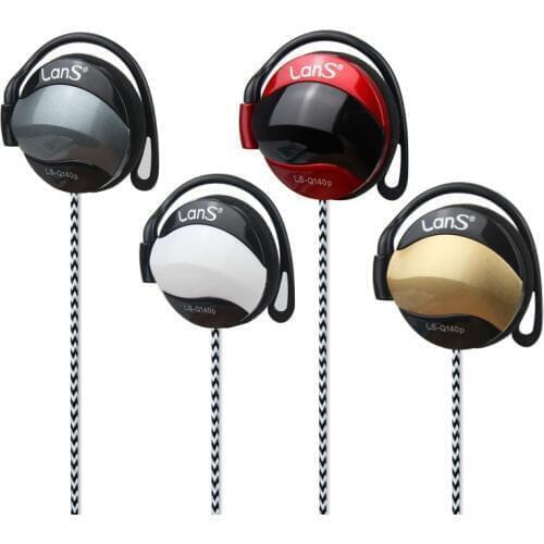 High Quality Bass Headphones Stereo Earphone Hifi Ear Hook Headset Earbud with Microphone Hands Free for Mobile phone Universal