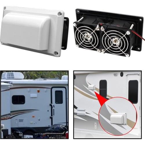 12V 25W Exhaust Fan for Camper Trailer Motorhome Boat Marine Yacht Caravan Side Air Vent Ventilation Car Accessories