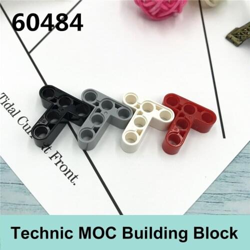10PCS Technology Building Blocks Parts Compatible with Major Brand Technology Moc Parts 60484 3x3 T-shaped Gifts Toys
