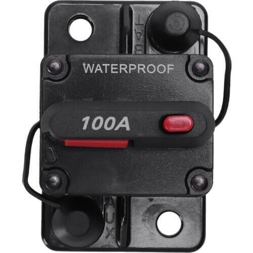 12V/24V Car Marine o Fuse Holder 100A Manual Reset Circuit Breaker