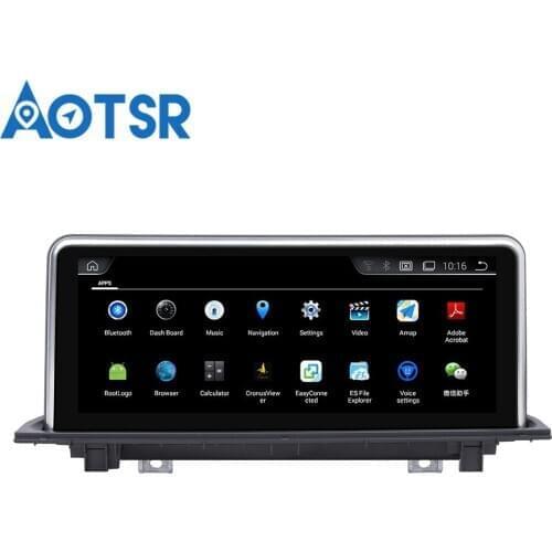 Aotsr 10.25'' inch Touch Screen Android 8.1 Car NO DVD Player GPS Navigation For BMW X1 F48 2015-2018 Multimedia Stereo Unit