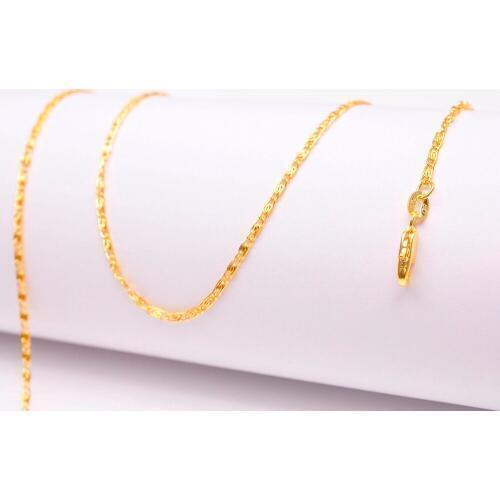 Free Fast Shipping 20PCS Lot 16-30 inch Gold Filled Jewelry Findings Flat S GF Link Necklaces Chain For Pendant 18KGF Stamp