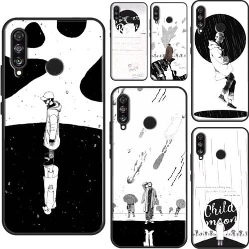 RM Mono Mixtape Case For Huawei P30 Pro P20 P40 Lite P Smart 2021 Nova 5T For Honor 8X 9X 9S 10 X Lite