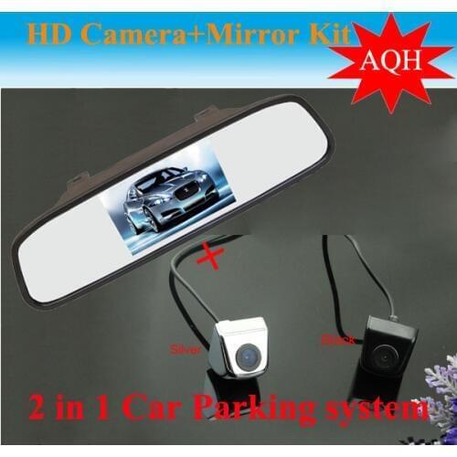 Promotion Parking Sensor High Resolution 4.3" Color Tft Car Rear View Mirror Monitor And Ccd Camera for all cars Parking Assist