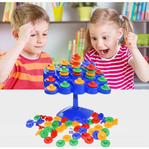 ChildrenS Balance Turntable Educational Toy Montessori Stacked Learning Concentration Entertainment Competitive Table Game Gift