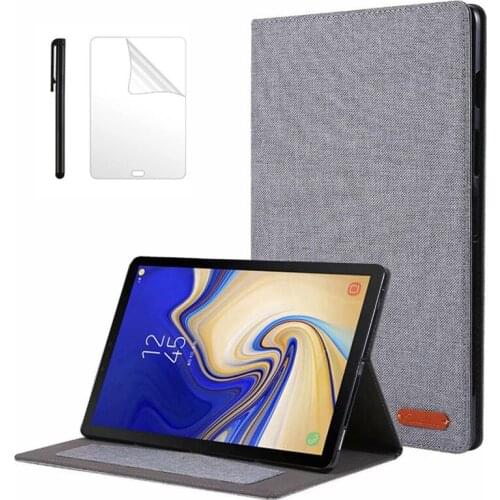 For Huawei MediaPad M6 8.4 2019 VRD-W09 VRD-AL09 Case Cloth Pattern Flip Stand Cover Coque for Huawei M6 8.4 Case + FilmPen