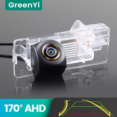 GreenYi 170° AHD Trajectory Car Rear View Camera For Renault Clio 3 III 4 IV Lutecia 2012-2018 Fluence 2013-2015 Reverse Vehicle