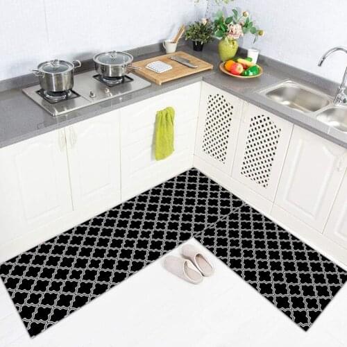 1pcs Entrance Door Mat Waterproof Kitchen Carpet Washable Anti Slip Floor Mat Bedroom Living Room Bedside Area Rugs Bathroom Rug