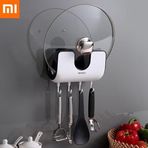 Xiaomi Youpin Multifunction Lid Rack Holder Wall Mounted Pan Pot Pan Cover Stand Cutting Board Holder Kitchen Organizer