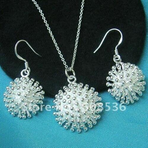 Fashion jewelry, Hot S925 Silver color Jewelry Sets Necklace & bracelet,Brand New