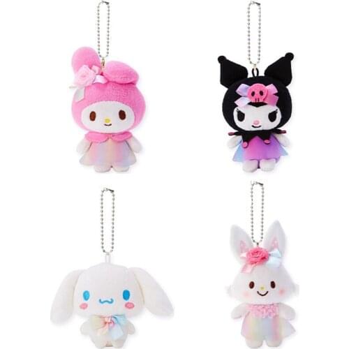 New Kawaii Anime Dress Wish Bunny Rabbit Dog Plush Kids Stuffed Toys For Children Gifts