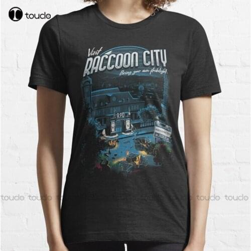 New Visit Raccoon City T-Shirt Horror Shirt S-3Xl Unisex