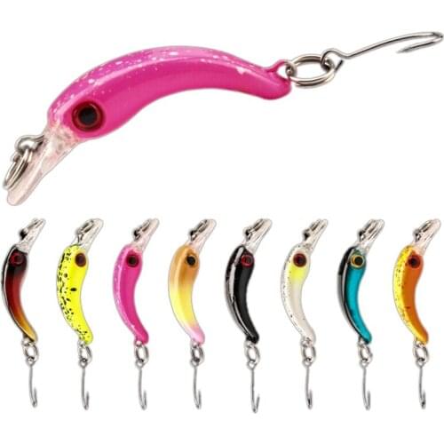New Floating Mini Minnow Fishing Lures Wobblers Artificial Hard Bait Sharp Hook Crankbait Lure