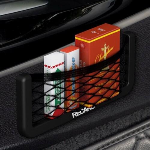 Car Seat Side Back Storage Net Bag Phone Holder Pocket Organizer Pen Card Debris Storage Bag for RECARO Racing Car Accessories