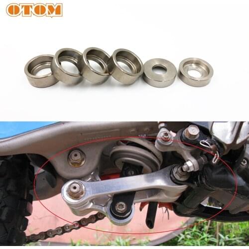 OTOM Motorcycle Lower Swingarm Linkage Shaft Cover For KTM EXC HUSQVARNA TE Swing Arm Pivot Shaft Nut Screw Bolt Protection Pads