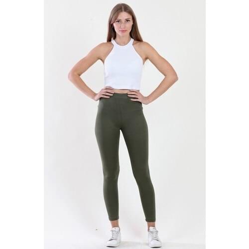 Pinkmark Women Khaki Leggings