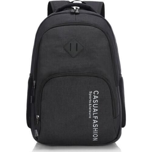 Middle Student High School Bags for Teenage Boys Backpack Men Oxford Black Large Capacity Bookbags Usb Charging