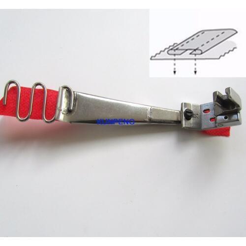 1 PCS KP-458 1/4" DOUBLE NEEDLE TAPE FOLDING TYPE FOOT fit for JUKI MH-380