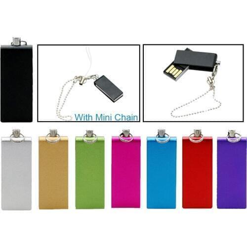 Super Mini Metal Usb Flash Drive 64GB 32GB 16GB 8GB 4GB Flash Drive Portable 128GB Memory Stick Pendrive Storage Usb Flash Disk