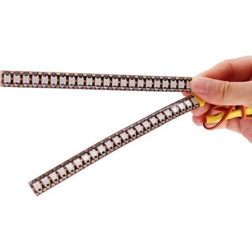 High Brightness Colorful Light Bar Strip Roof Lamp 10/22/34 LED for 1/10 SCX10 TRX4 D90 90046 RC Car Accessories