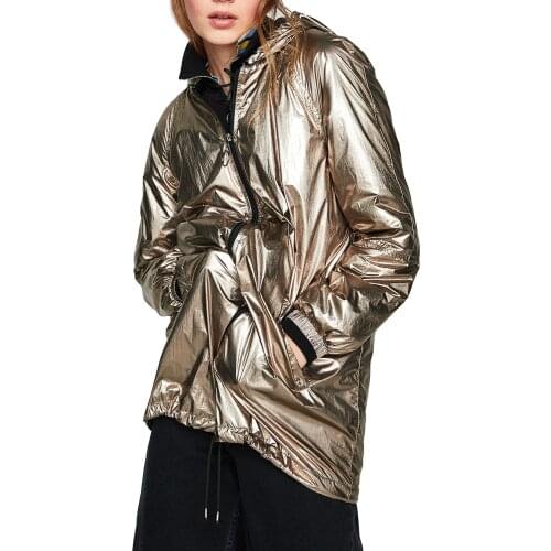 European Style Woman Hoodies Zip-up Sweatshirt Woman 2020 Autumn Winter Windproof Clothes