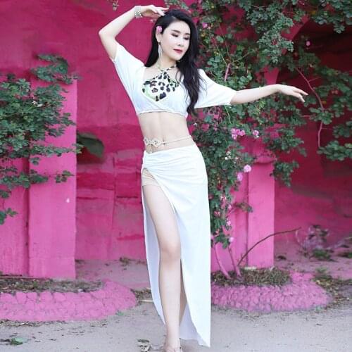 Belly dance costume women 2021 summer new beginner group costume oriental dance long skirt performance costume dance set