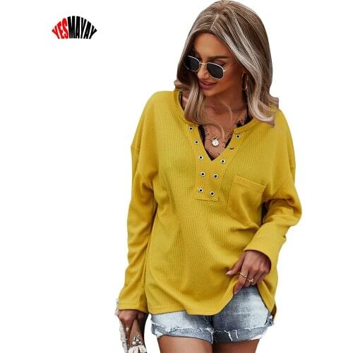 2021 Sweater Woman Long Sleeve Casual Tops Female Pull Femme V-neck Pullover Autumn Winter Knitted Sweater Women Fashion Clothes